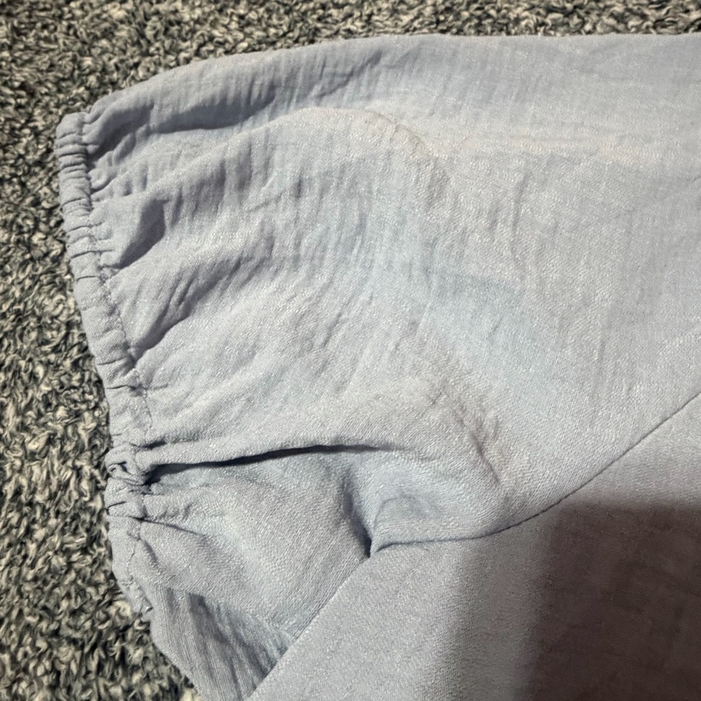 CeCe Light Blue Women's Blouse - Picture 4 of 9